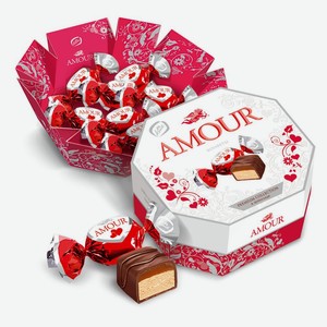 Набор конфет <Amour> 150г коробка Конти