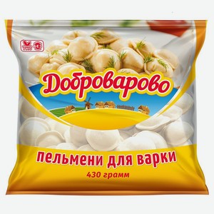 Пельмени  Доброварово  для варки в пакете (упак. 430 гр)
