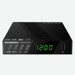 Приемник телевизионный DVB-T2 Soundmax SM-DVBT280