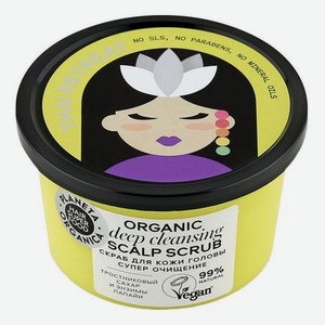 Скраб для кожи головы Супер очищение Hair Super Food Organic Scalp Scrub Deep Cleansing 310г