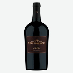 Вино Delicato, Three Finger Jack, Old Vine Zinfandel, California, AVA Lodi, 0,75l