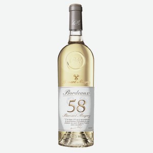 Вино Bernard Magrez, 58 Bordeaux AOP Blanc 0,75l