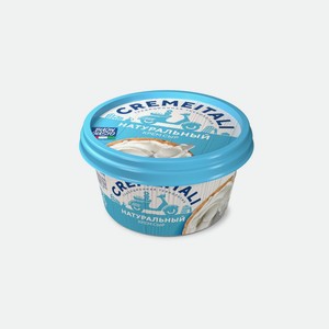 Крем-сыр <Cremeitali> натуральный ж60% 140г пл/б Россия