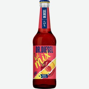 Пивной напиток Doctor Diesel Вишня и персик пастеризованный 6% 450мл
