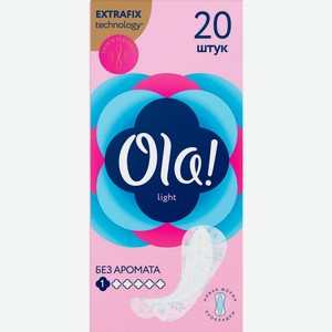 Прокладки ежедневные Ola!Silk Sense Light без аромата 20шт