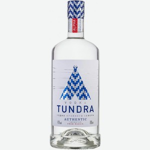 Водка Tundra Authentic 40% 700мл