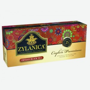 Чай ZYLANICA Ceylon Premium черный 25пак*2г