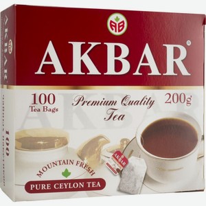 Чай черный AKBAR 100пак*2г