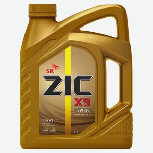 Масло синтетическое ZIC X9 5W-30, 4 л