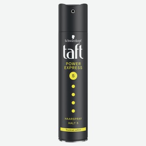 Лак для укладки волос Taft Power экспресс-укладка сухая фиксация мегафиксация 5, 250 мл