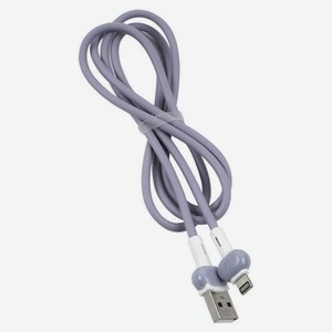USB кабель Red Line Candy Lightning - USB A фиолетовый, 1 м