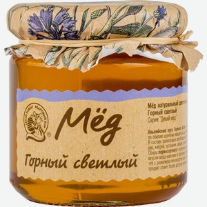 Мёд цветочный Кедровый бор Горный светлый, 245 г