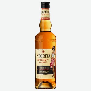 Спиртной напиток на основе рома Negrita Spiced 35 % алк., Франция, 0,7 л