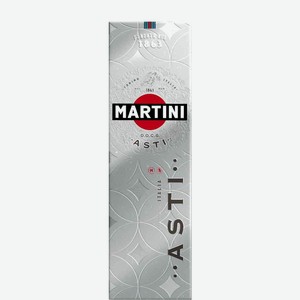 Вино игристое Martini Asti белое сладкое в подарочной упаковке 7,5 % алк., Италия, 0,75 л