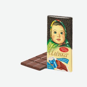 Шоколад «Алёнка» много молока, г.Москва, «Красный Октябрь», 90 г