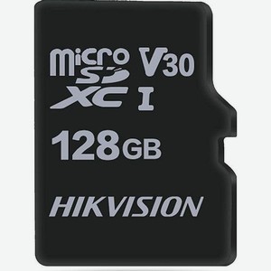 Карта памяти microsdxc V30 Hikvision C1 128 ГБ, 92 МБ/с, Class 10, HS-TF-C1(STD)/128G/ZAZ01X00/OD, 1 шт., переходник без адаптера
