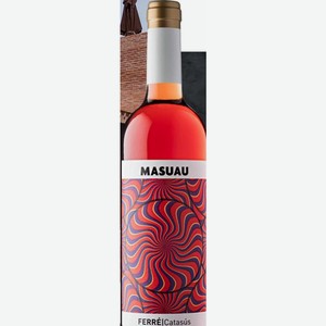 Вино Masuau Rose Wine Do Розовое Сухое 13% 0.75 Л Испания, Пенедес