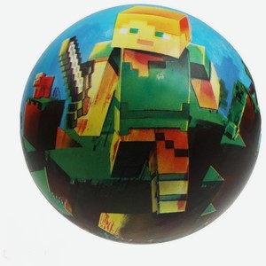 Мяч пвх  Играем вместе  Майнкрафт 23 см, полноцвет, в сетке арт.FD-9(MNCT) 347457