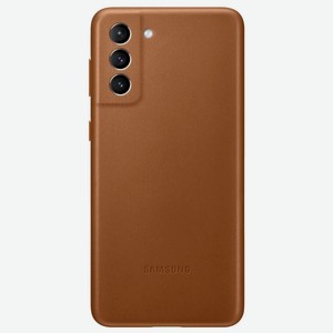 Чехол Samsung Leather Cover S21+ Brown (EF-VG996)
