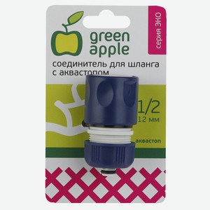 Соединитель для шланга Green Apple Eco Green пластиковый, 12мм Китай