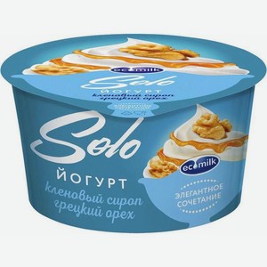 Йогурт <Экомилк> кленовый сироп с грецким орехом ж4.2% 130г Россия