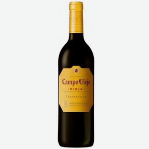 Вино Кампо Вьехо Темпранильо знмп красное сухое 13,5% 0,75л