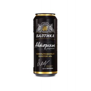 Пивной напиток Балтика Авторское, 4,8%