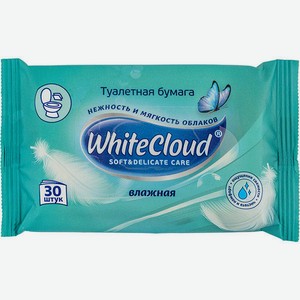 Бумага туалетная влажная White Сloud, 30 шт./уп.