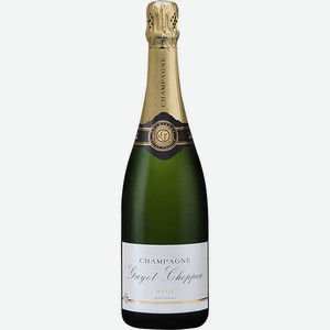 Вино игристое Guyot Choppin Champagne AOC белое брют, алк. 12,5%, 0,75 л