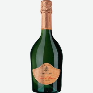 Вино игристое Coppiere Blanc de Blancs белое брют, алк. 11%, 0,75 л, Италия