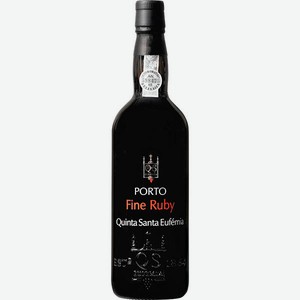 Портвейн Quinta Santa Eufémia Porto Fine Ruby красный сладкий, алк. 19,5%, 0,75 л