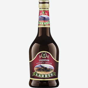 Ликер эмульсионный Larrys Whisky Cream, алк. 17%, 0,7 л