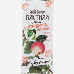 Пастила фруктовая с грецким орехом, 50 г