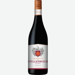 Вино Grand Vin de Stellenbosch Village WO Stellenbosch, 0,75 л - Shiraz красное сухое, алк. 14%