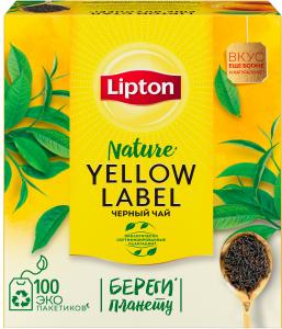 Чай черный Lipton Yellow Label 100пак