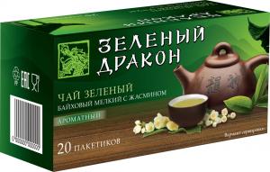 Чай зеленый Зеленый дракон с жасмином 20пак