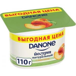 Йогурт Danone Персик 2.9% 110г