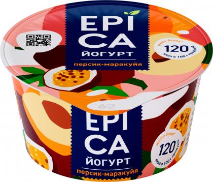Йогурт Epica Персик-маракуйя 4.8% 130г