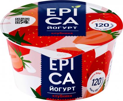 Йогурт Epica с клубникой 4.8% 130г
