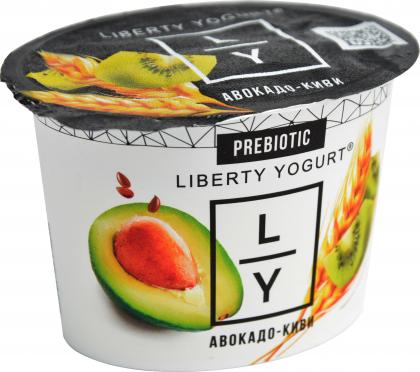Йогурт Liberty авокадо киви шпинат орех 3.5%/5% 130г в ассортименте