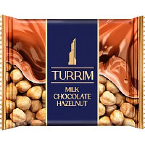 Шоколад Turrim молочный с цельным орехом 100 г