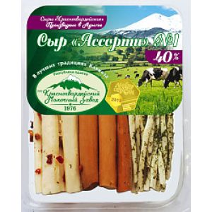 Сыр Ассорти №1 40% 120 г